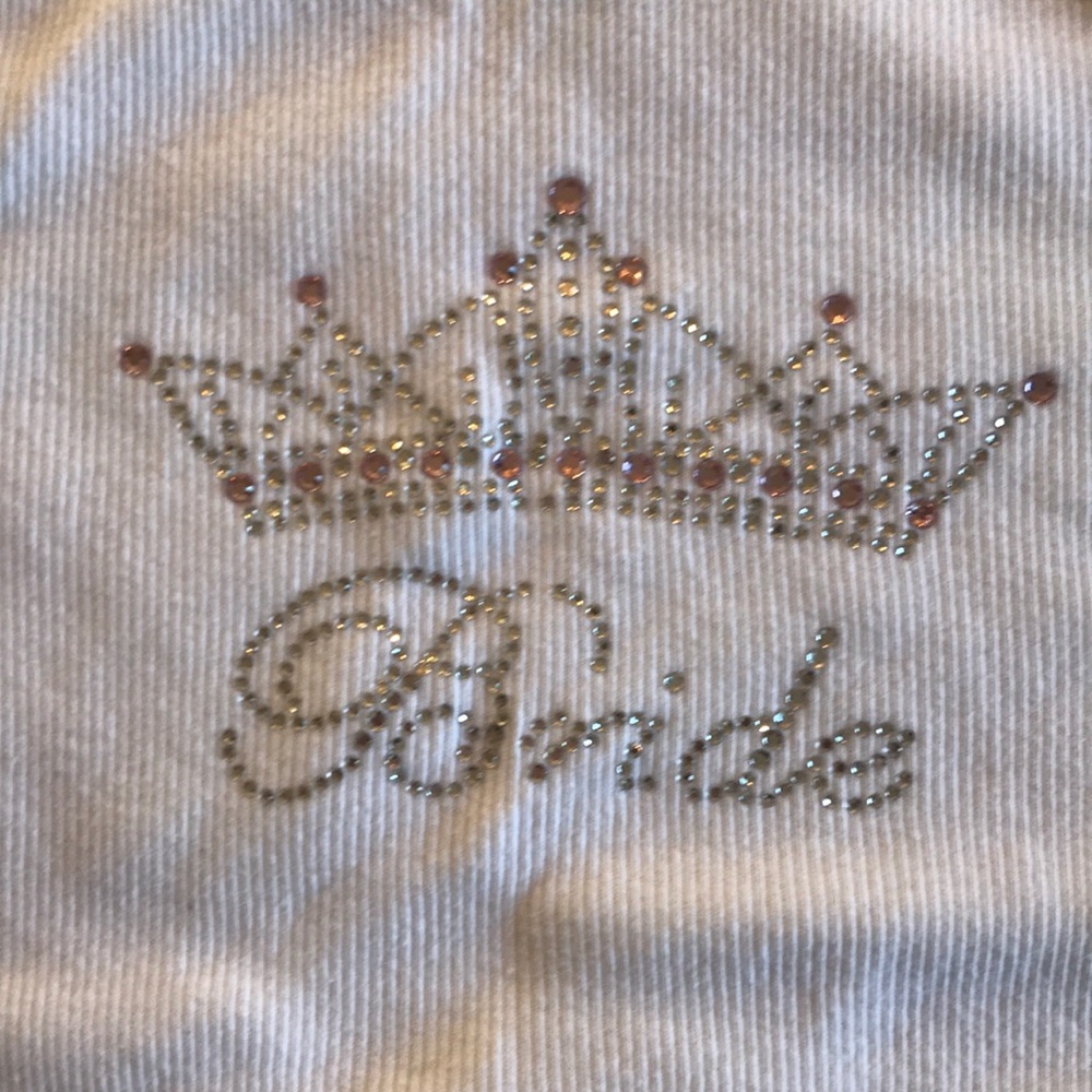 Bride tank top